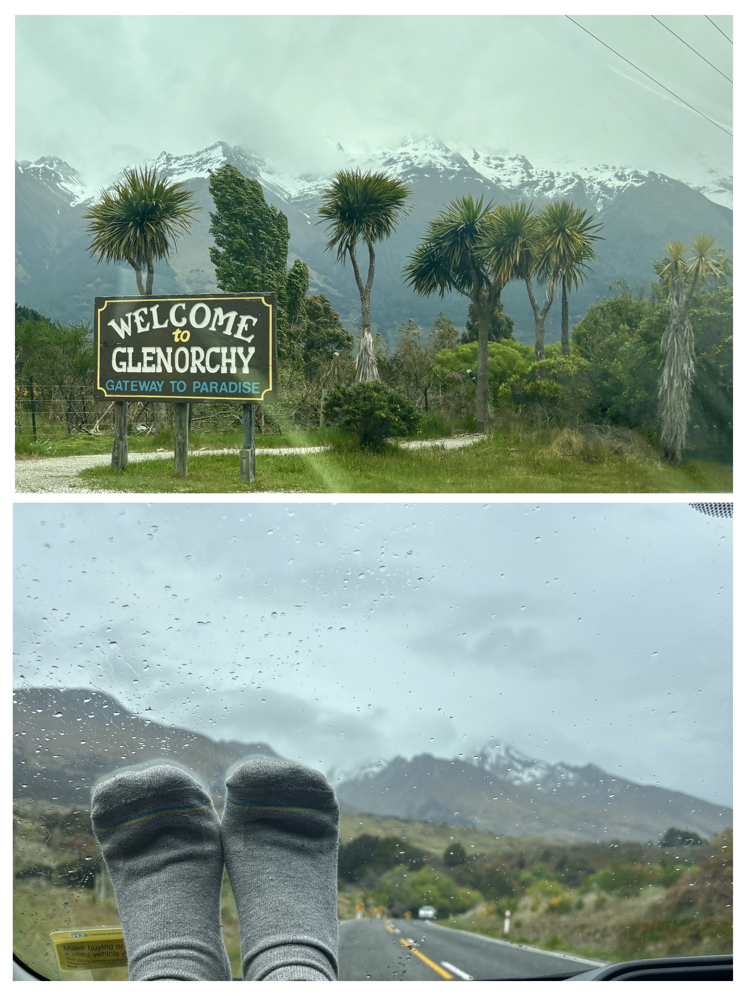 Stunning road gateway leading to Glenorchy Paradise