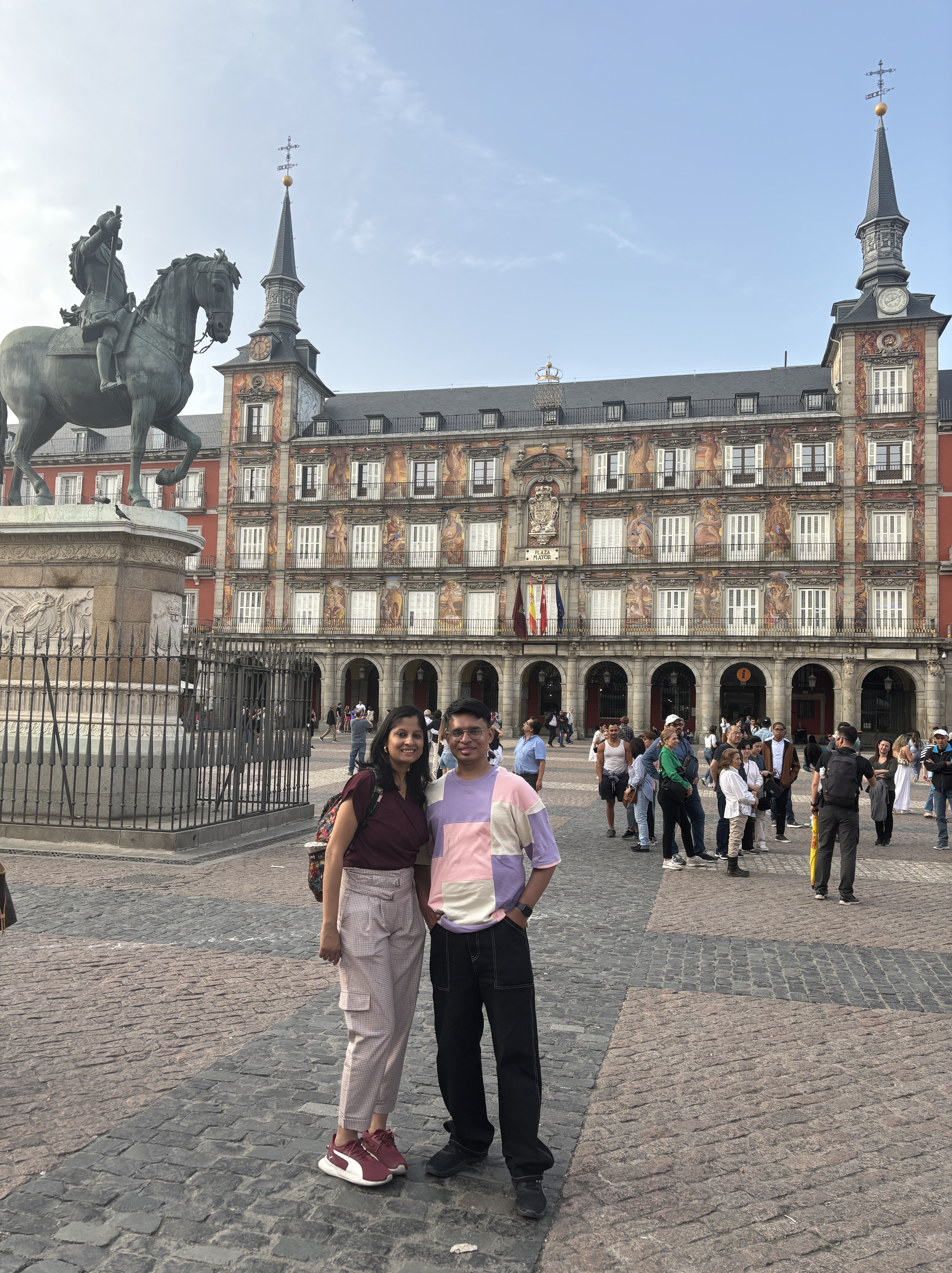 Plaza Mayor equestrian statue