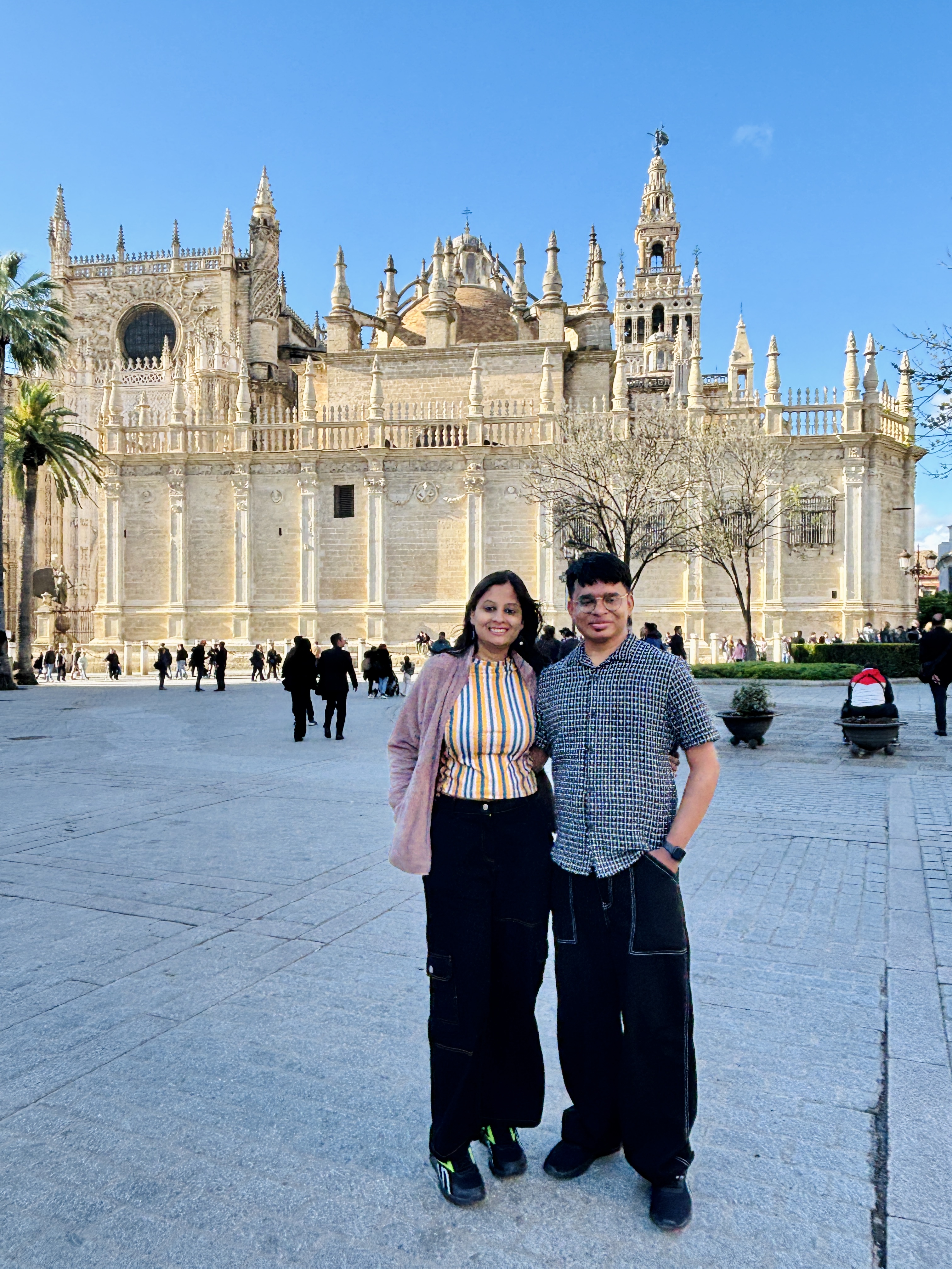 The towering Gothic presence of Seville Cathedral