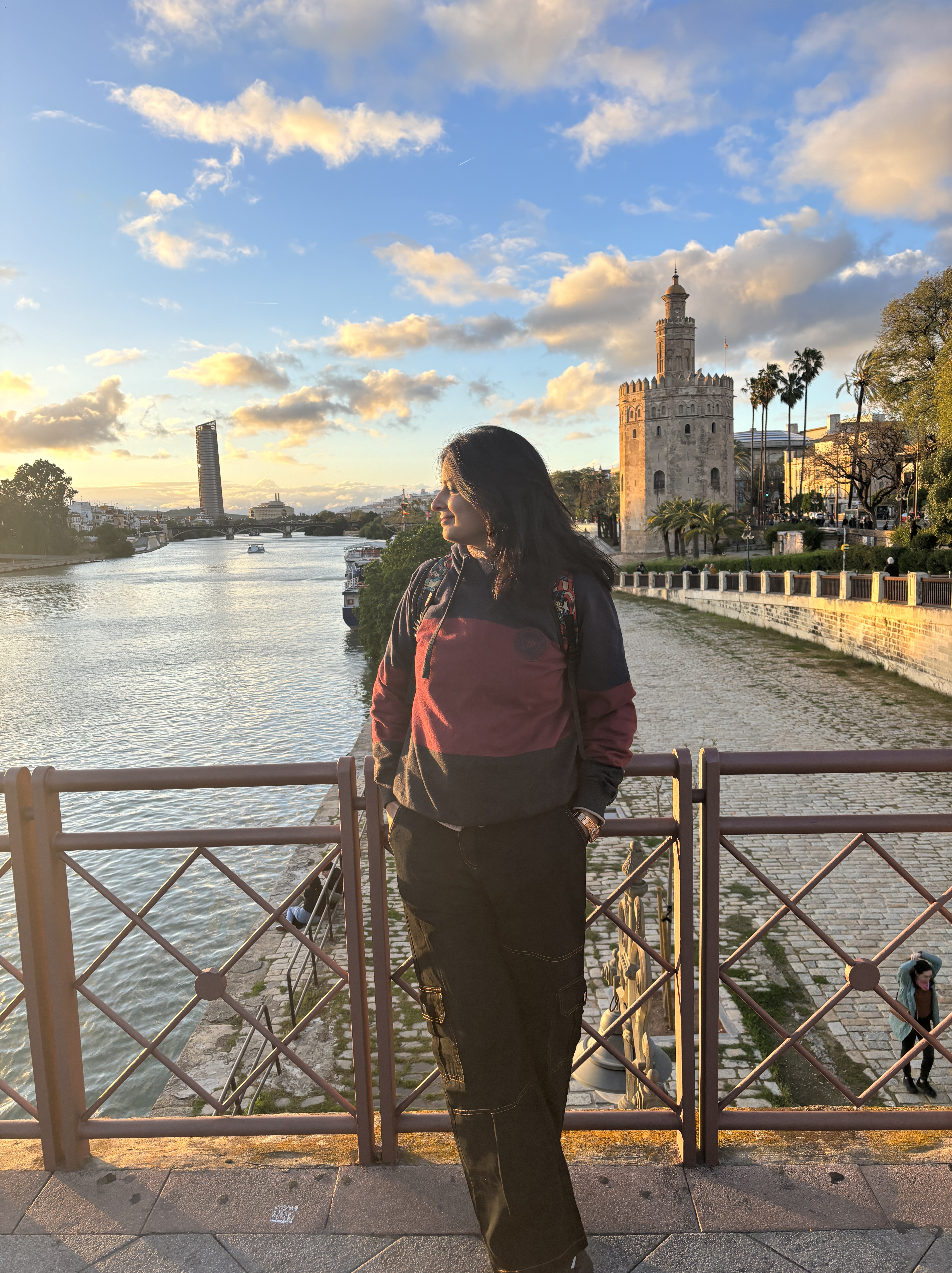 Torre del Oro golden tower guarding Seville's riverfront