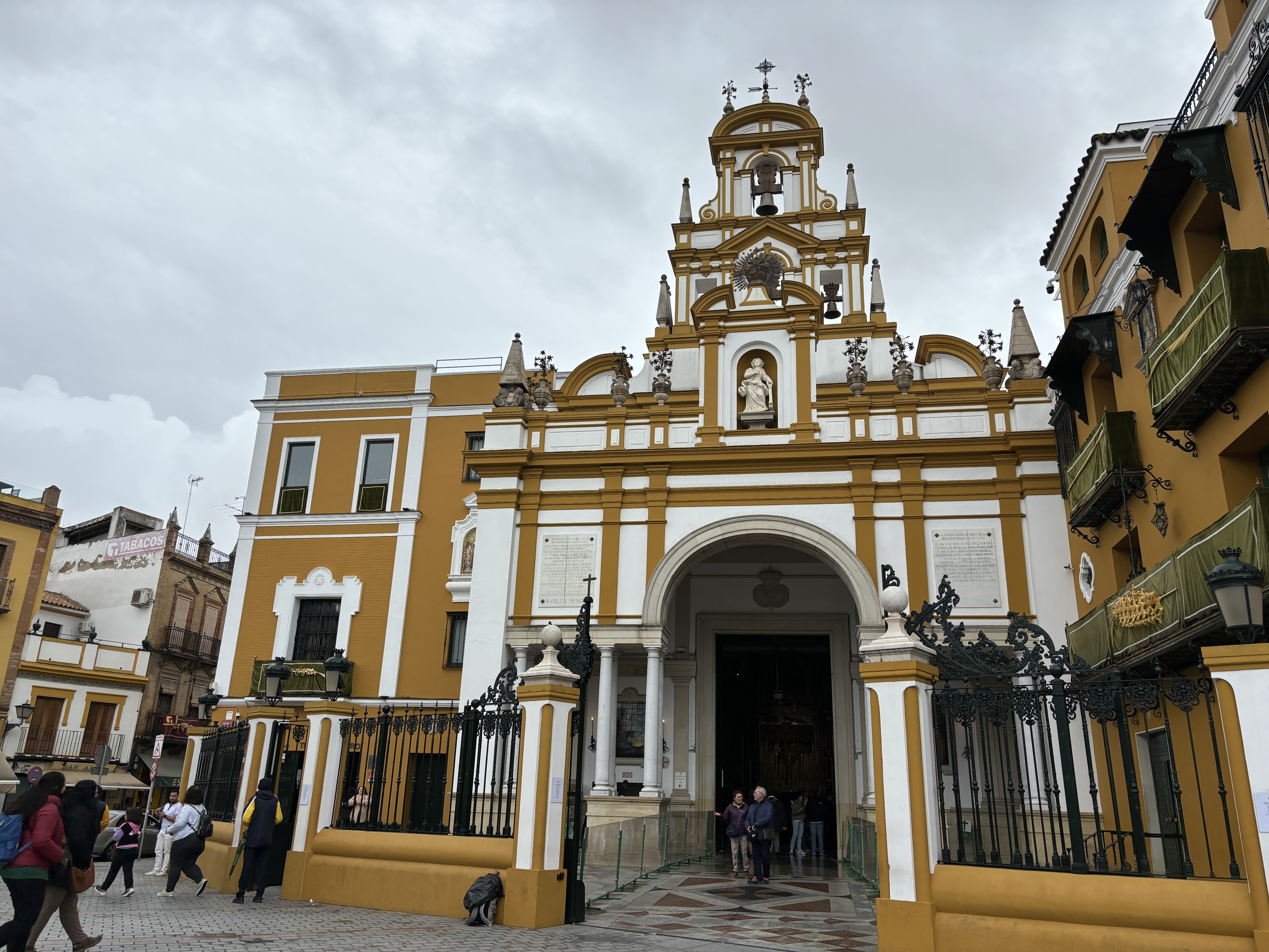The Basilica de la Macarena facade