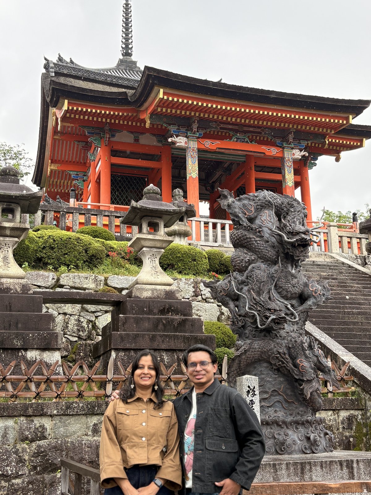 Dragon water fountain at Kiyomizu-dera